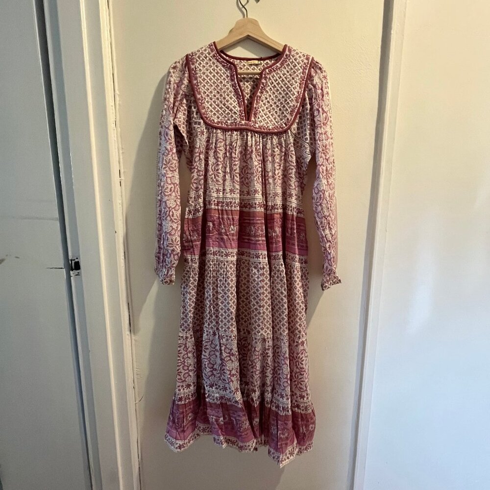 MATTA NY Nikita Nima Quilt Dress- Pink/Mauve. Women’s Size Medium